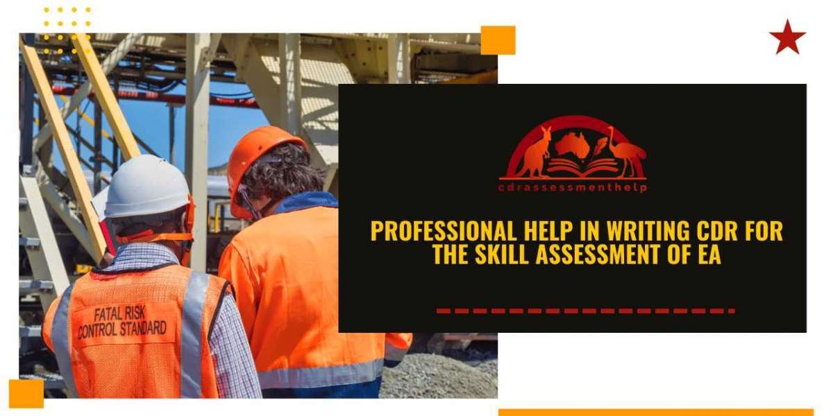 Professional help in writing CDR for the skill assessment of EA