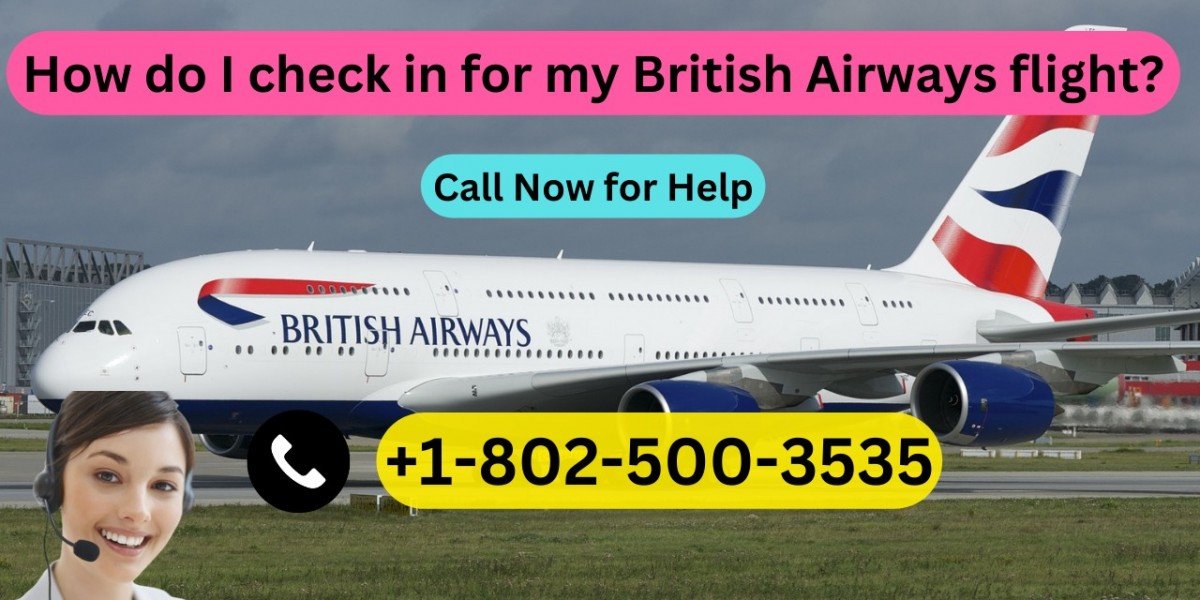How do I check in for my British Airways flight?